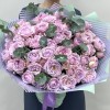 25 кустовых пионовидных роз Лавандер Бабблз 40 см