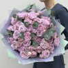 25 кустовых пионовидных роз Лавандер Бабблз 40 см