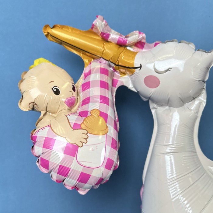 Набор шаров для девочки Аист прилетел