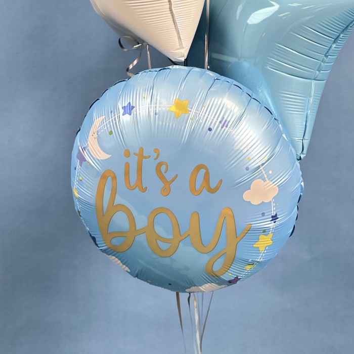 Набор шаров для мальчика Аист прилетел