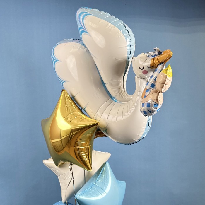 Набор шаров для мальчика Аист прилетел