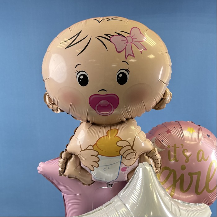 Набор шаров малыш девочка