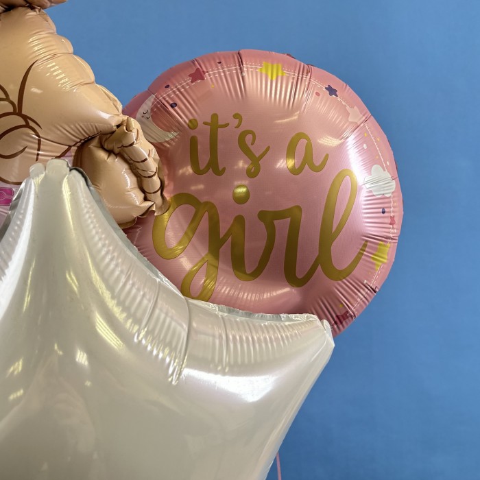 Набор шаров малыш девочка