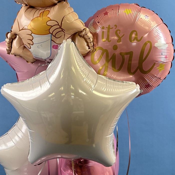 Набор шаров малыш девочка