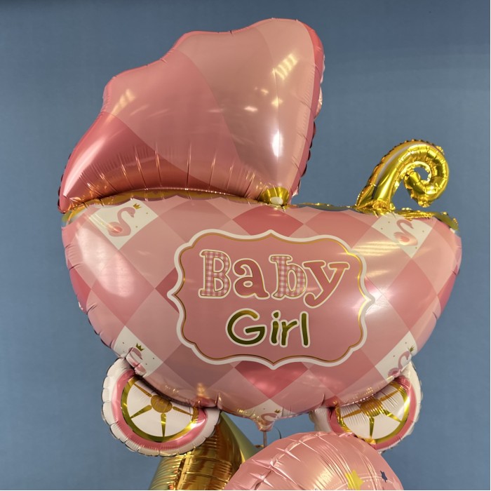 Набор шаров на рождение девочки
