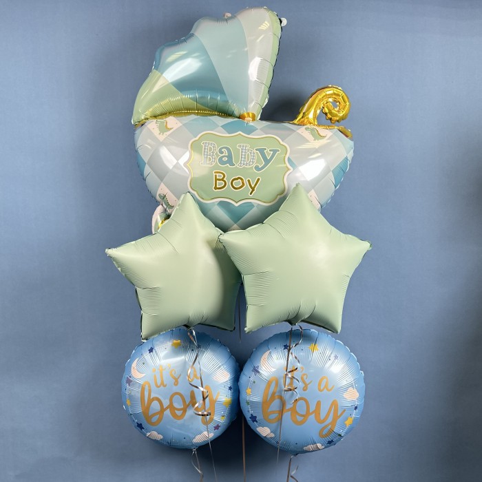 Набор шаров на рождение мальчика