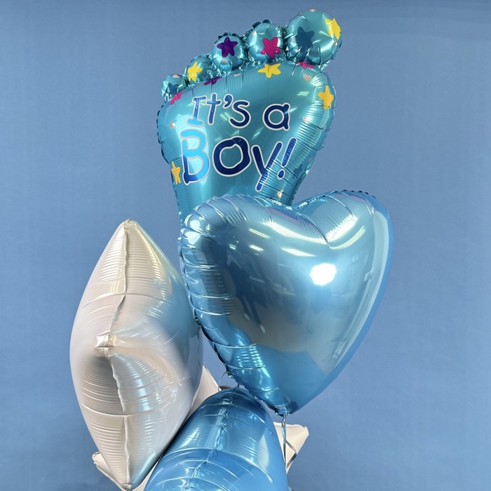 Набор шаров ножка малыша мальчик