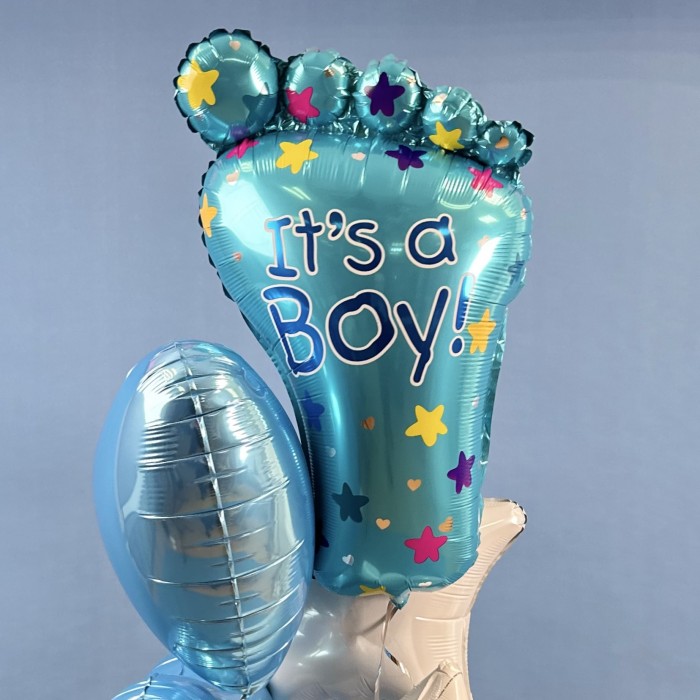 Набор шаров ножка малыша мальчик