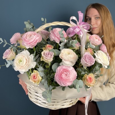 Авторская корзина Романтический день