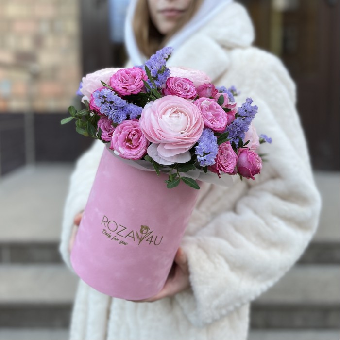 Композиция в коробке Мечты о тебе