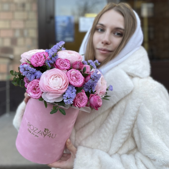 Композиция в коробке Мечты о тебе