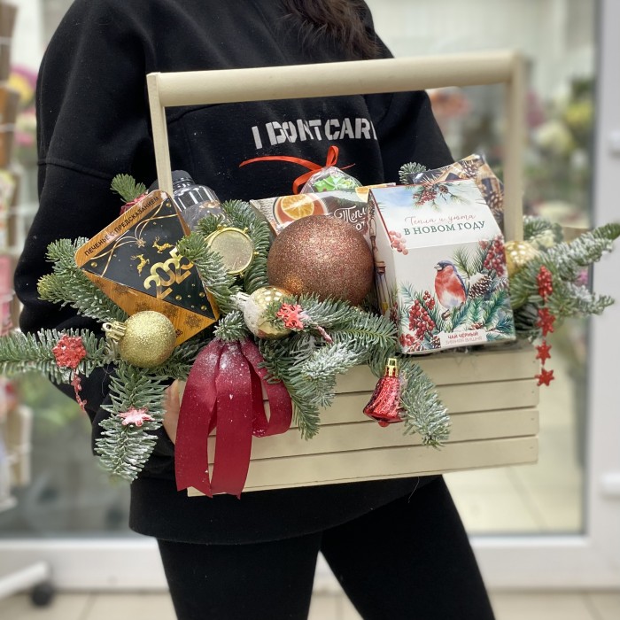 Новогодняя композиция Сладкое чаепитие