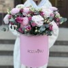 Цветы в коробке Розовое кружево