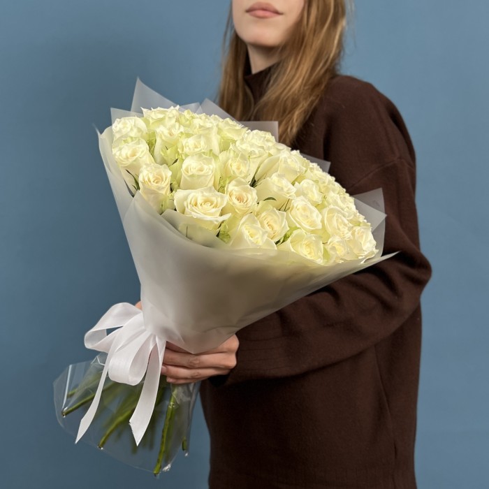 41 белая роза Атена