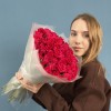41 малиновая роза Такаци 40 см
