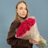 41 малиновая роза Такаци 40 см