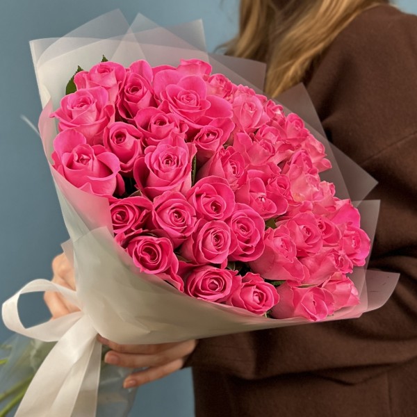 41 розовая роза Аква