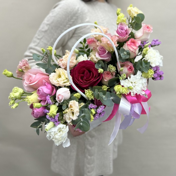 Букет дня Весеннее Небо в коробке