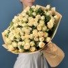 25 кустовых пионовидных роз Саммер-роз 40 см