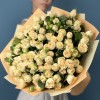 25 кустовых пионовидных роз Саммер-роз 40 см