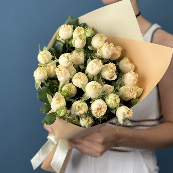 7 Кустовых пионовидных роз Саммер-роз 40 см