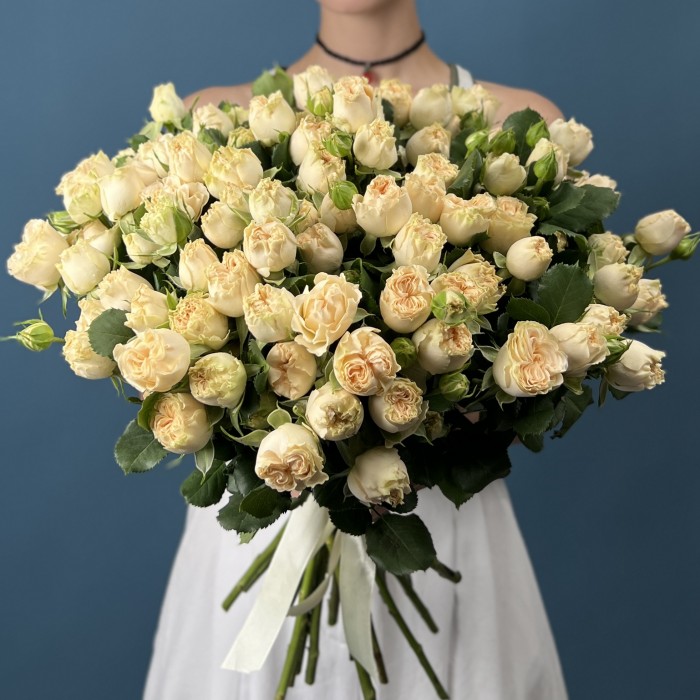 Кустовая пионовидная роза Саммер