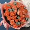 25 Коралловых роз Юлечка 40 см
