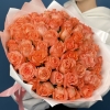 51 Коралловая роза Юлечка 40 см
