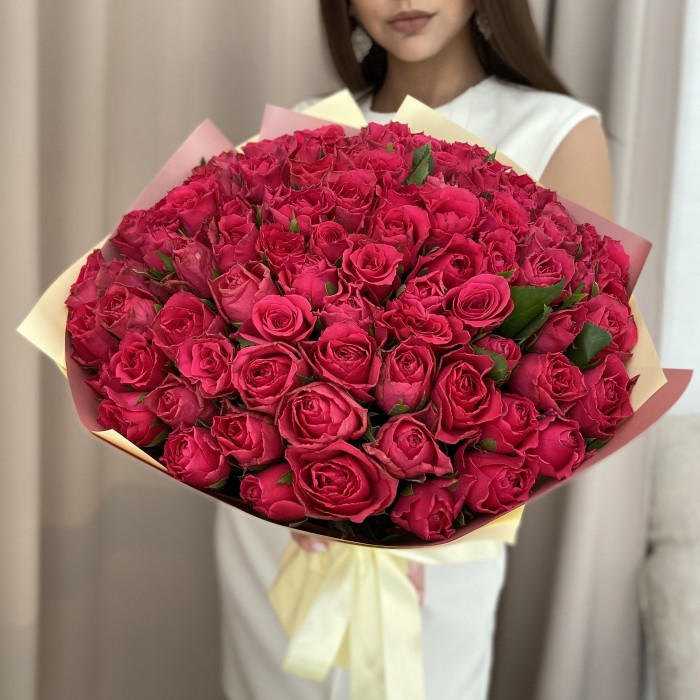 101 мини-роза малиновая