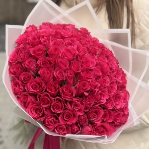 101 мини-роза малиновая