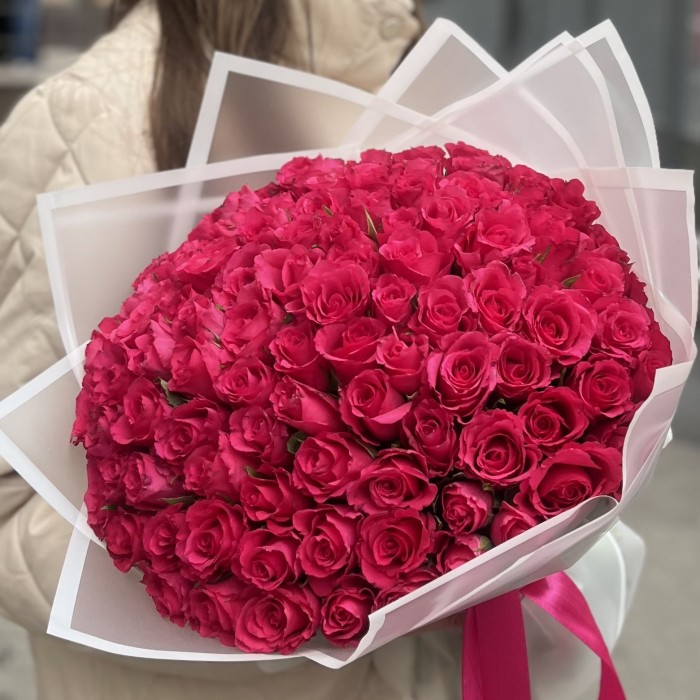 101 мини-роза малиновая