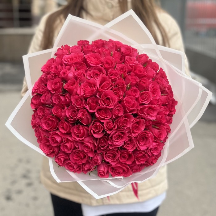 101 мини-роза малиновая