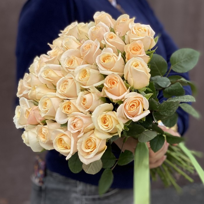 Персиковая роза  Кашмир