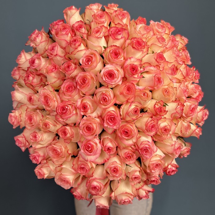 101 роза Джумилия 60 см