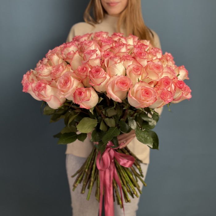 101 роза Джумилия 60 см