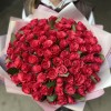 101 Малиновая роза Такаци 40 см
