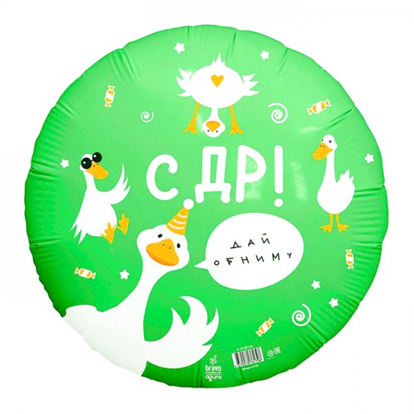 Круглый шар СДР гусь