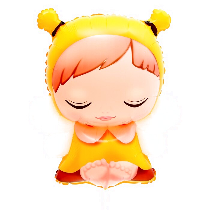 Шар фигура девочка пчелка (фольга)