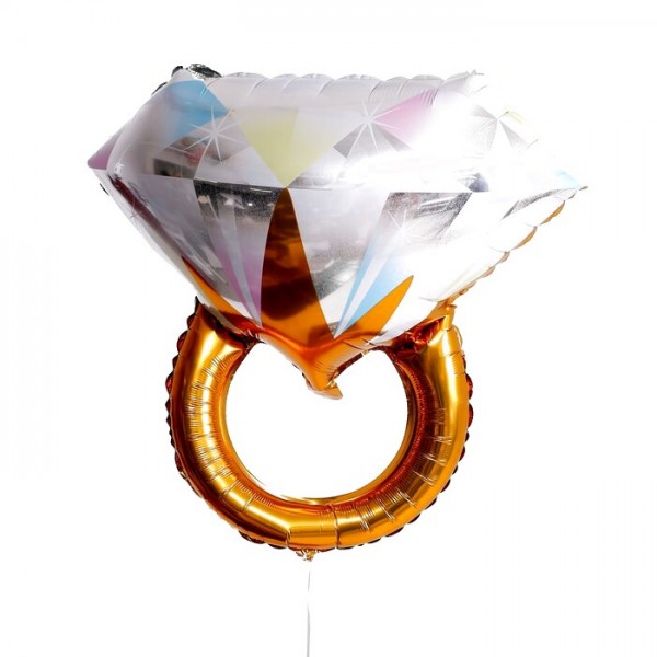 Шар кольцо с бриллиантом