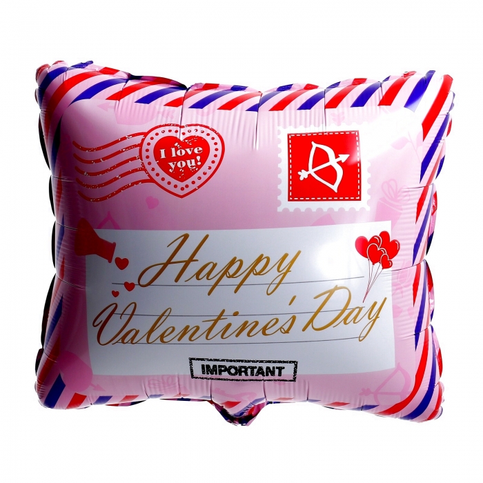 Шар Любовное послание (фольга)