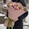 101 тюльпан микс пастельных оттенков