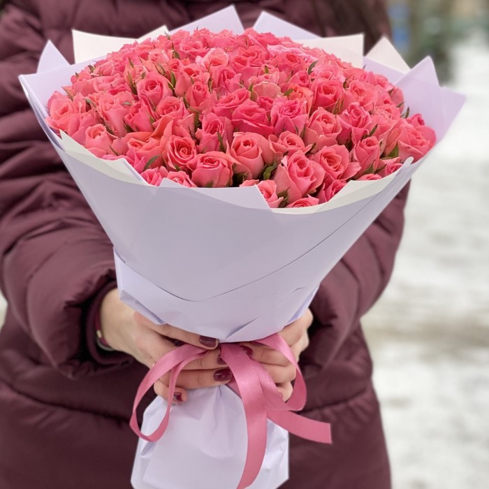 101 коралловая роза