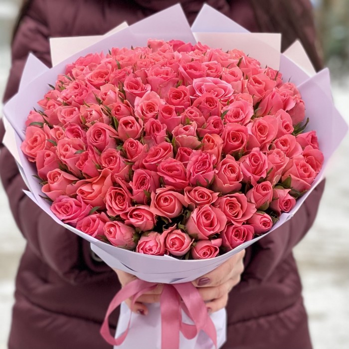 101 коралловая роза