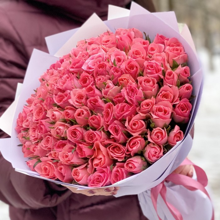 101 коралловая роза