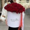 101 красная роза в коробке