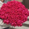 101 малиновая роза Пинк Флойд 60 см