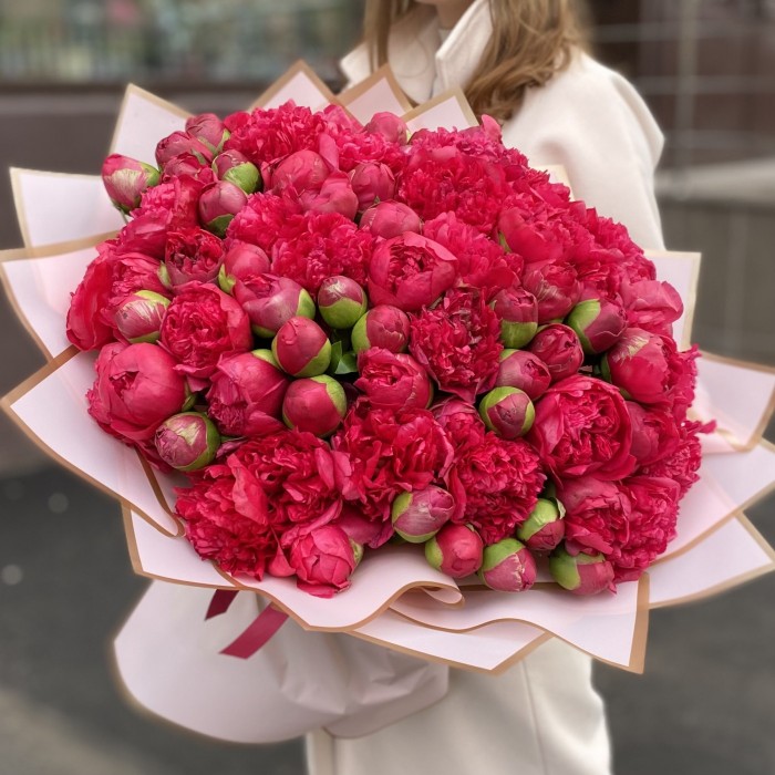 101 малиновый пион Перфоманс