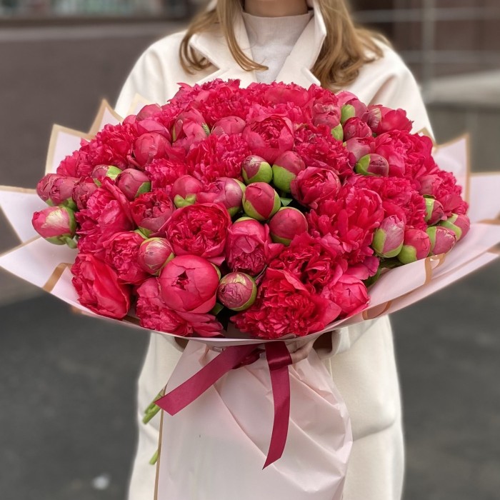 101 малиновый пион Перфоманс