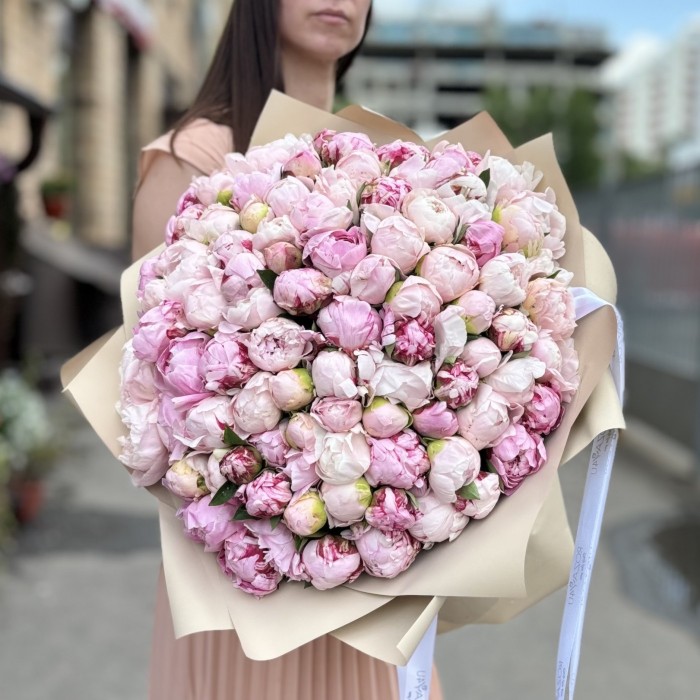 101 пион Нежный Микс