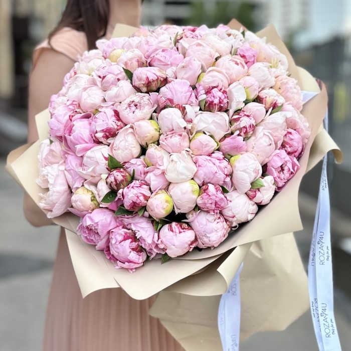 101 пион Нежный Микс